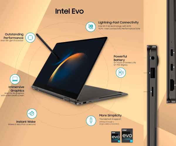 Samsung Galaxy Book3 Pro 360 Intel 13th Gen i7